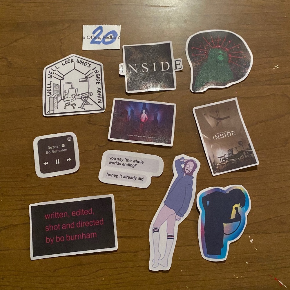 Bo Burnham Inside Sticker Set